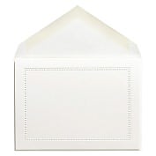 Product Image. Title: White Beaded Border Everyday Notes Set of 10