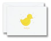 Product Image. Title: Duck Baby Animal Thank You Set of 10