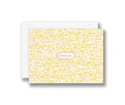 Product Image. Title: Leafy Vine Pattern Lush Botanical Thank You Set of 10