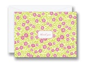 Product Image. Title: Morning Glory Pattern Lush Botanical Thank You Set of 10