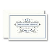 Product Image. Title: Outdone Scripted - Thank You Set of 10