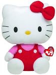 Product Image. Title: Ty Beanie Babies 9 Inch Plush - Hello Kitty Red Overalls