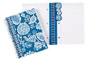 Product Image. Title: Vera Bradley Blue Lagoon Mini Notebook Spiral Journal (6x8)