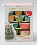 Product Image. Title: Pretty Cupcake Kit: Decorate Your Cupcakes Instantly with Beautiful Liners, Flag Toppersm, and Creative Presentation