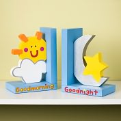 Product Image. Title: Good Sun and Moon Bookends
