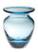 Product Image. Title: Crystal 5 Posy Vase - Aqua