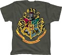 Product Image. Title: Harry Potter Hogwarts Crest T-Shirt - Boys (Size Large)