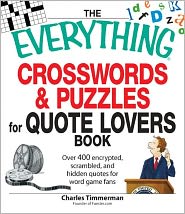 The Everything Crosswords and Puzzles for Quote Lovers Book