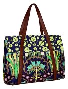Product Image. Title: Harmony Laptop Bag in Fuchsia Tree Navy