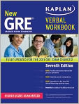 Book Cover Image. Title: New GRE Verbal Workbook, Author: by   Kaplan