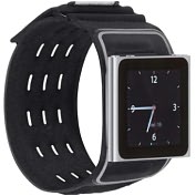 Product Image. Title: Belkin F8Z684TTBKB Carrying Case (Wristband) for iPod - Black, Blue
