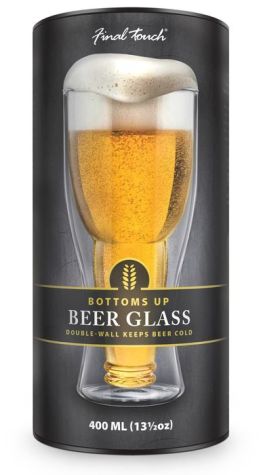 Final Touch BottomsUp Beer Glass
