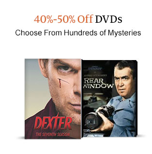 40%-50% Off DVDs  Choose From Hundreds of Mysteries
