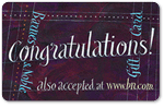Gift Card Image - Style: Congratulations