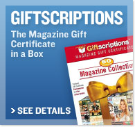 Giftscriptions - The Magazine Gift Certificate in a Box - See Details
