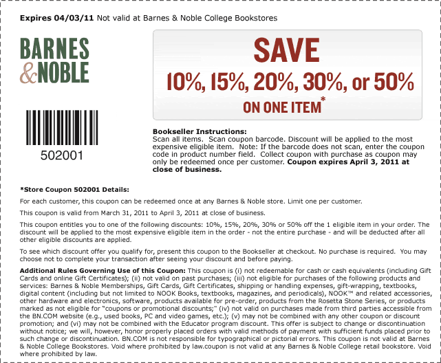 Barnes And Noble Coupon Thread Part 2 Page 153 Dvd Talk Forum