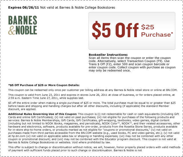 Barnes And Noble Coupon Thread Part 2 Page 175 Dvd Talk Forum