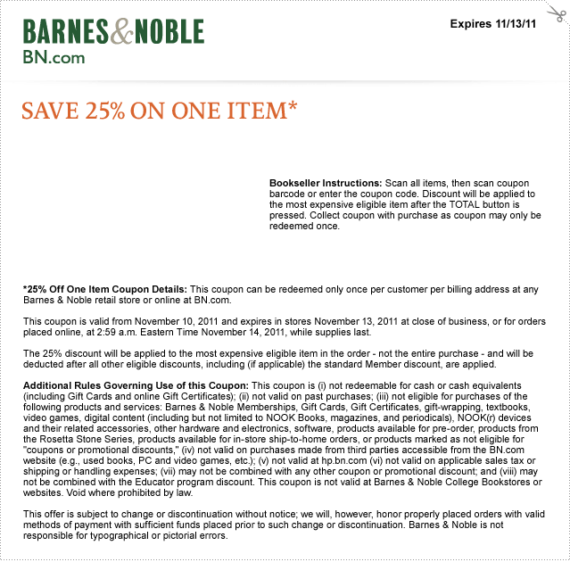 Barnes And Noble Coupon Thread Part 2 Page 208 Dvd Talk Forum